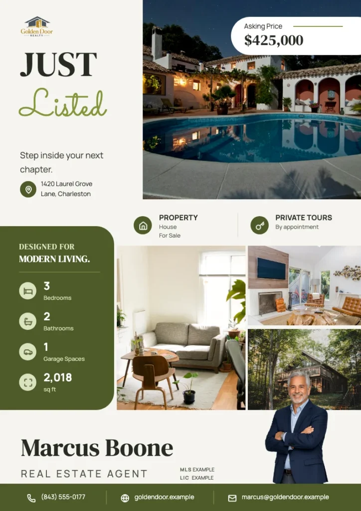 Listing flyer made in Velisto from a Houzez listing